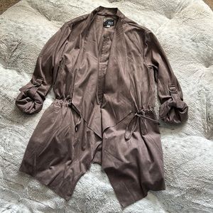 Kut from the Kloth faux suede cardigan